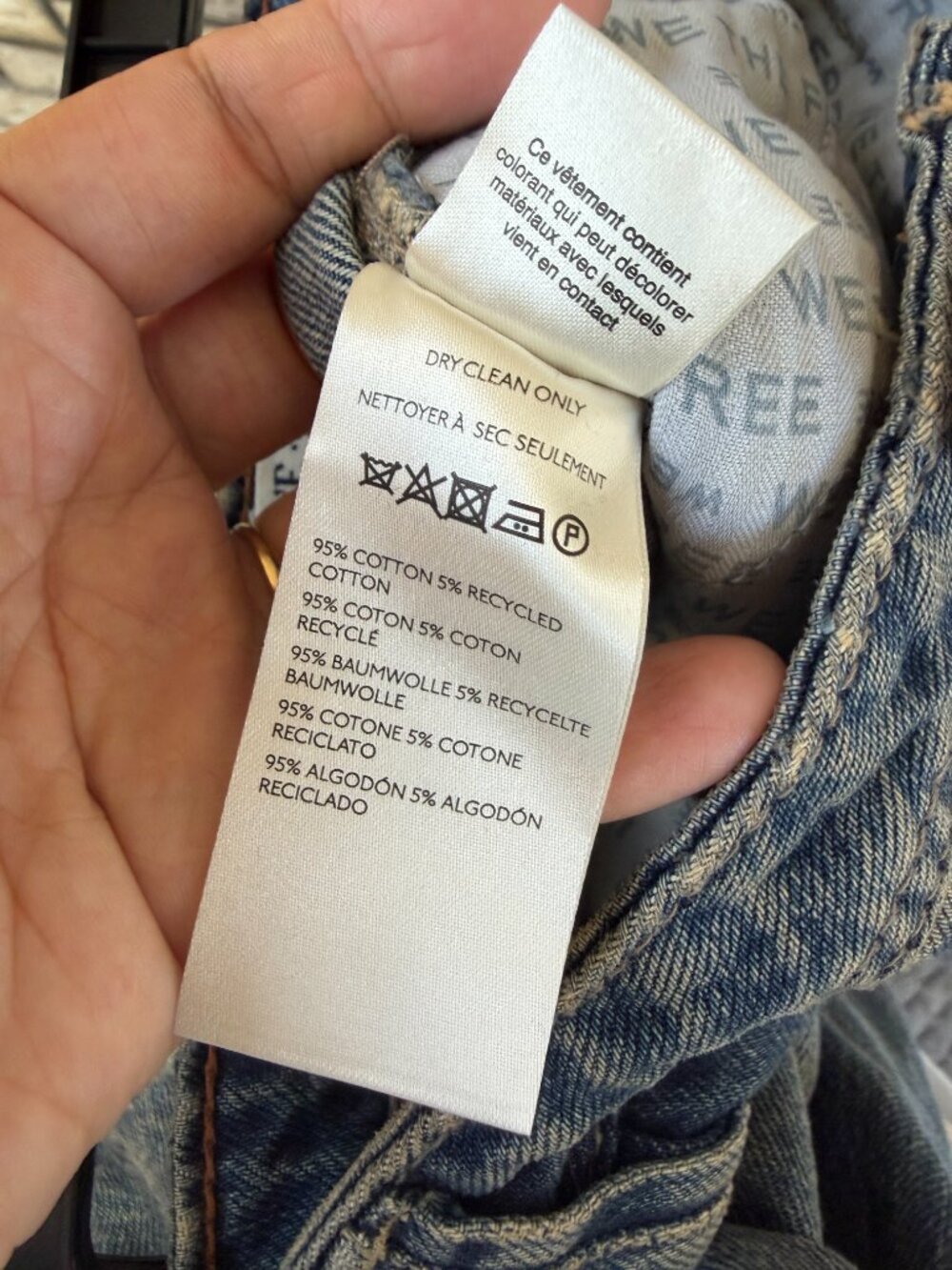 Free People We The Free Block Party Pleated Boyfriend Jeans 30 NWT - Picture 15 of 16
